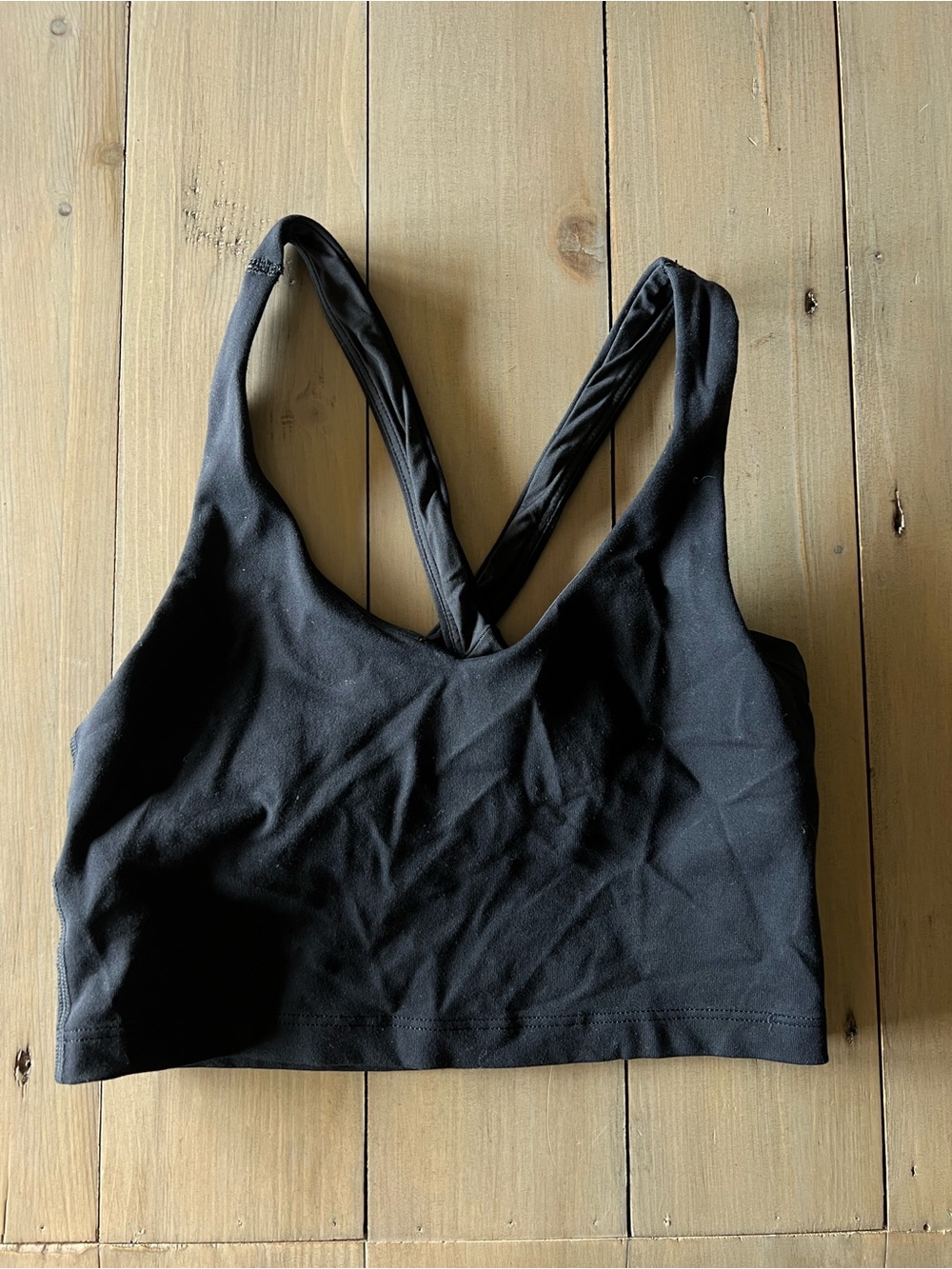 TNA Black Cross-back Bra top size xs